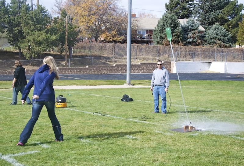 AHS Students Launch Self-Made Rockets