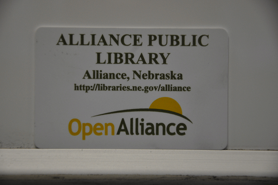 The Alliance Public Librarys card