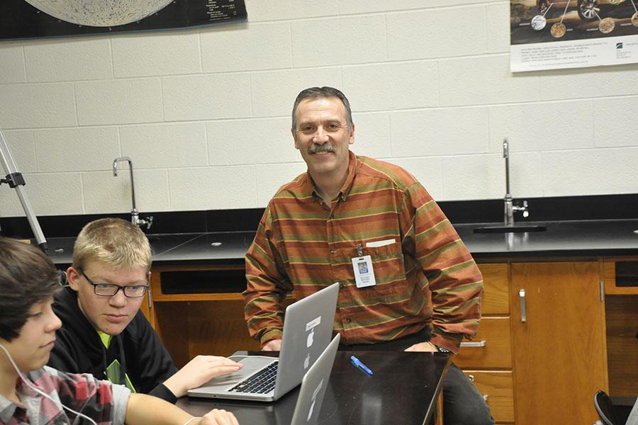 Mr. Custer enjoys teaching science.