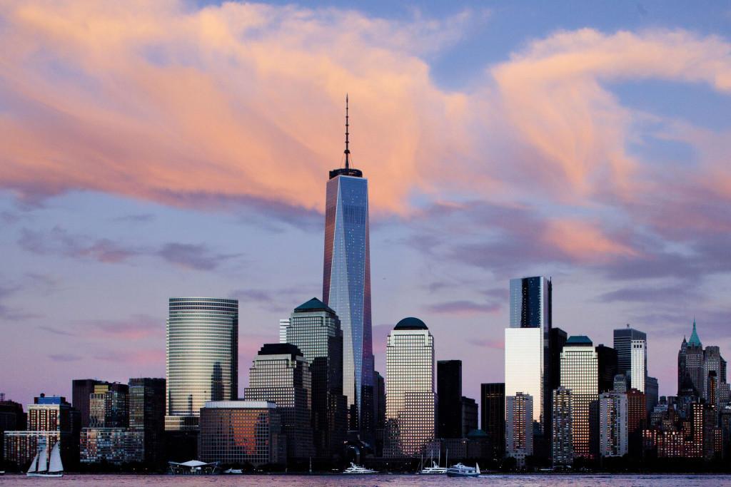 A stunning picture of New Yorks new and improved skyline. 