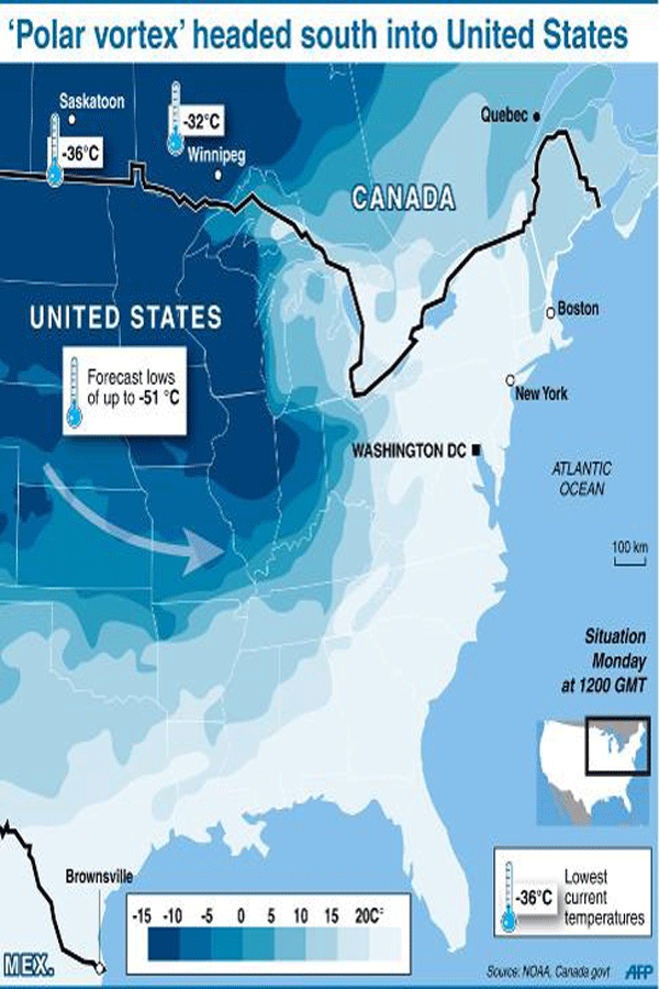 Massive Freeze Breaks New Records Across America