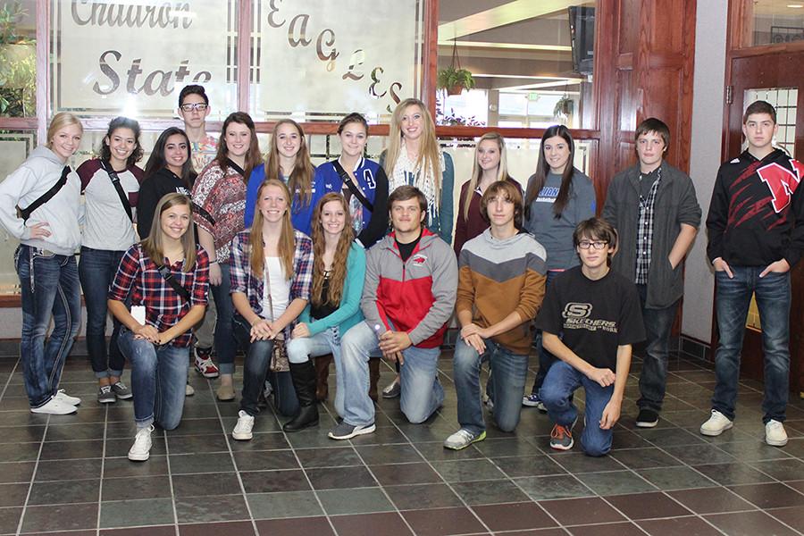 Alliance Health Professions Club members. Photo courtesy of Brian Kuhn. 