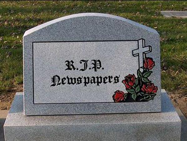 The Decrease of Newspapers